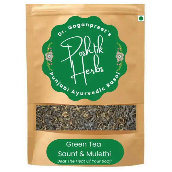 Green Tea - Kashmiri Kahwa - Saunf & Mulethi - 100 GM